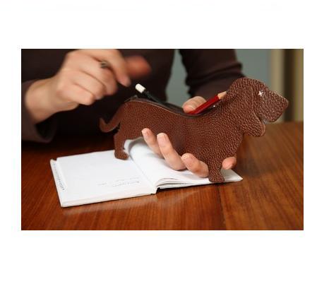 Etui na klucze czerwony jamnik Etui na klucze czerwony jamnik